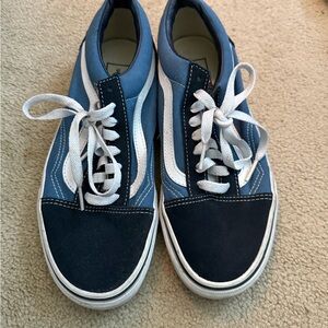 Vans Blue and Black Sneakers